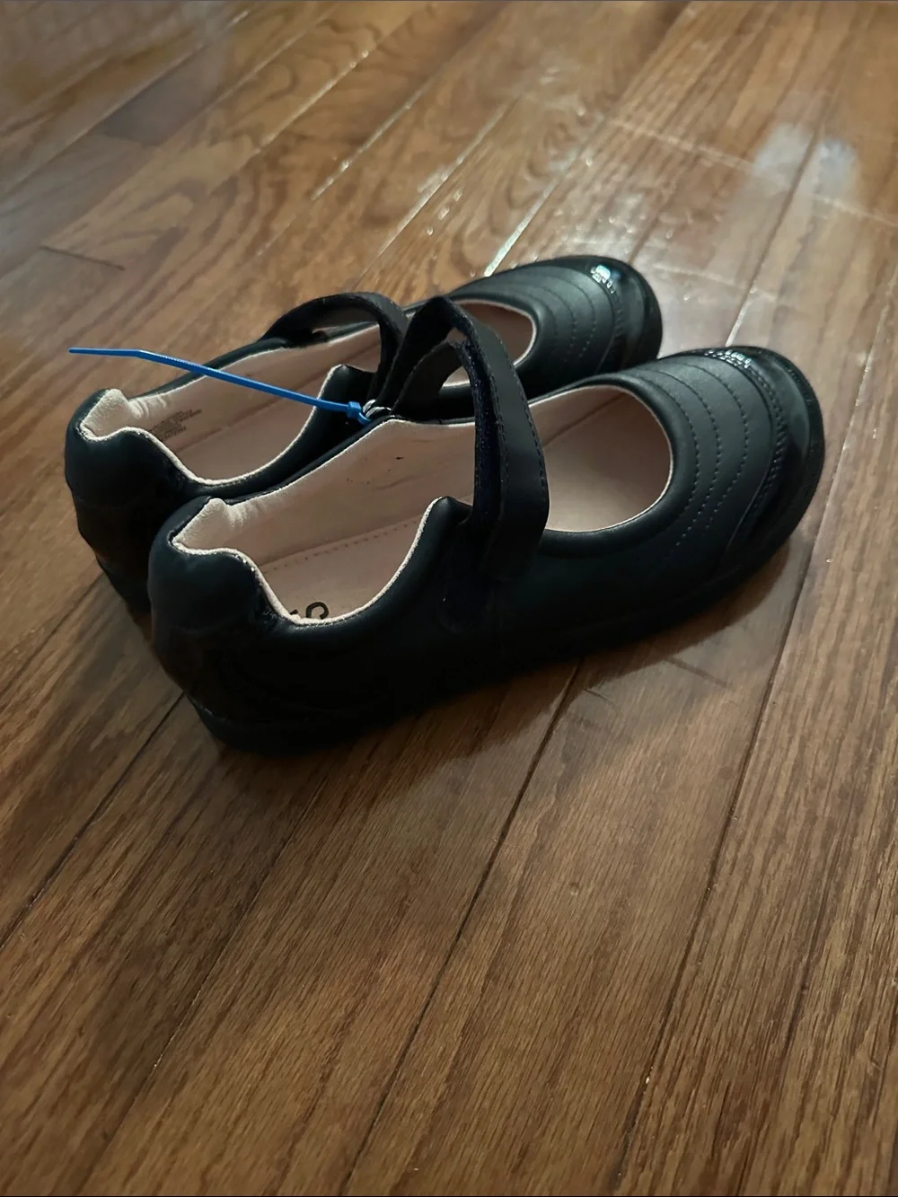 SO Girls Black Mary Jane Strap Shoes